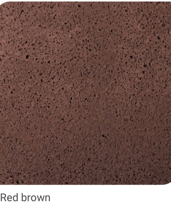 Red brown slab