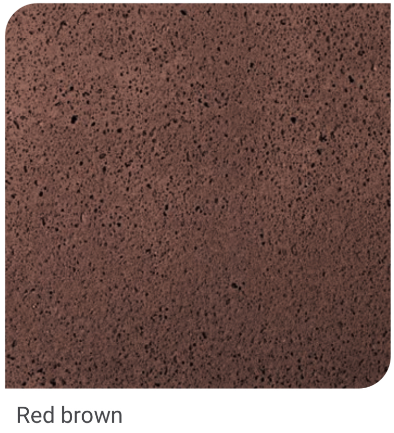Red brown slab