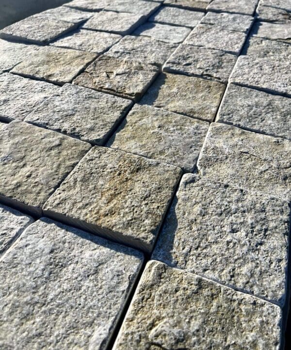 Antique Yellow Limestone Setts