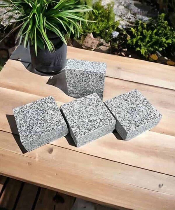Sawn Silver Grey Granite Setts