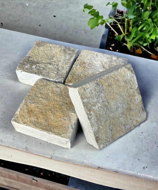 Antique Yellow Limestone Setts