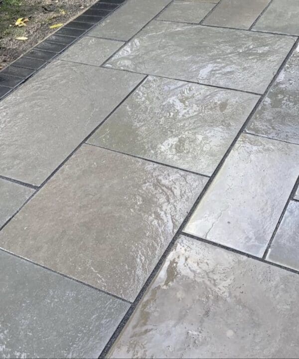 Graphite Limestone Sawn Edge
