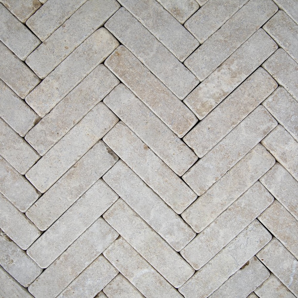 Beige Etched Limestone Pavers