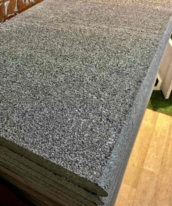 Sawn Dark Grey Granite Bullnose Step