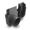 Threshold End Cap With Outlet