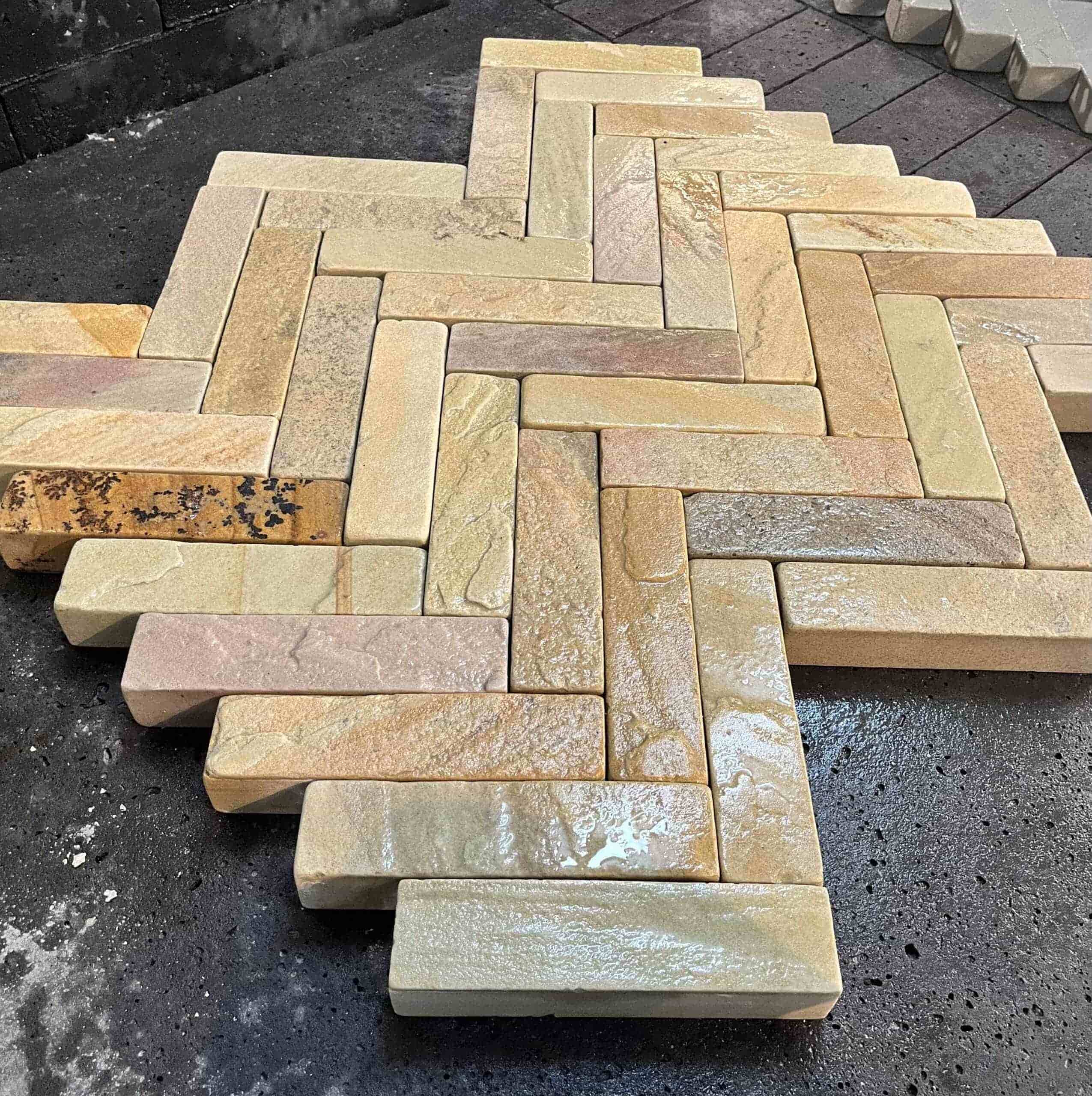 Fossil Sandstone Setts