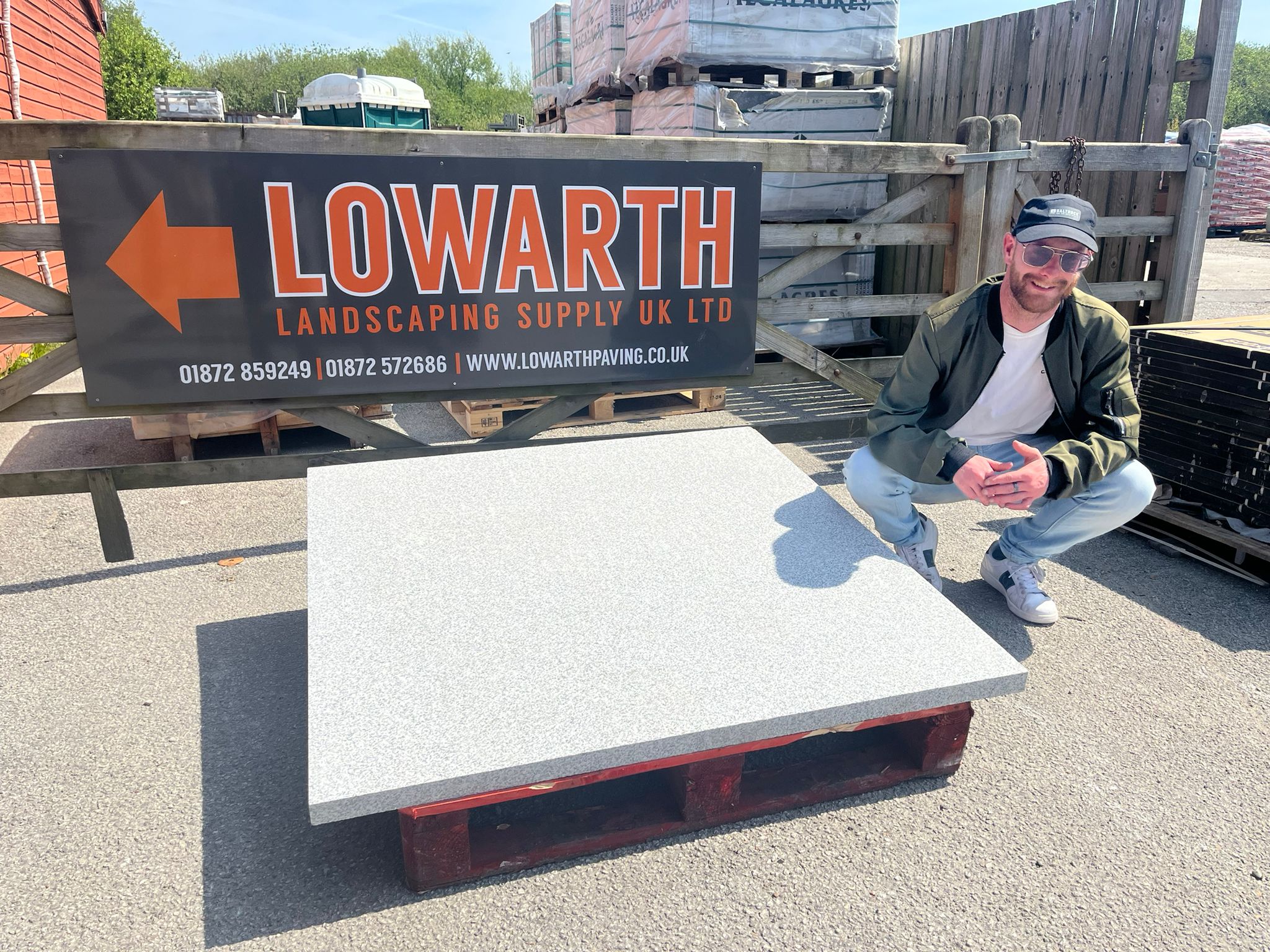 Sawn Silver Grey Granite slab
