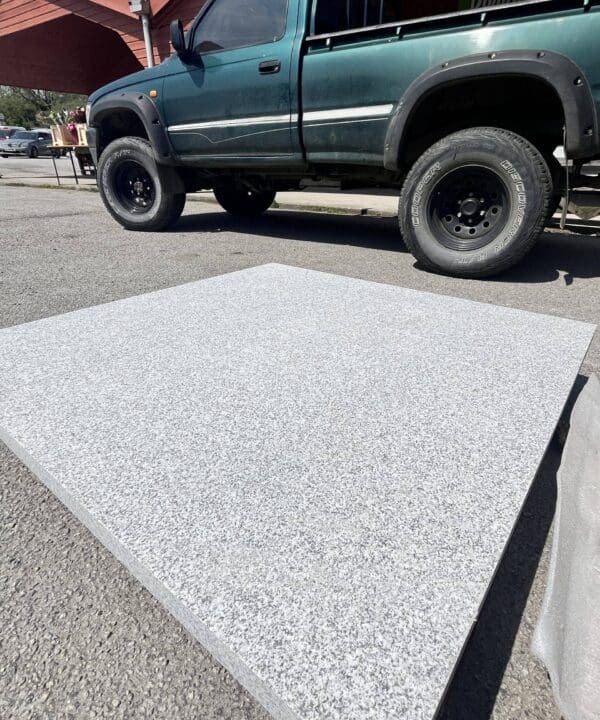 Sawn Silver Grey Granite slab