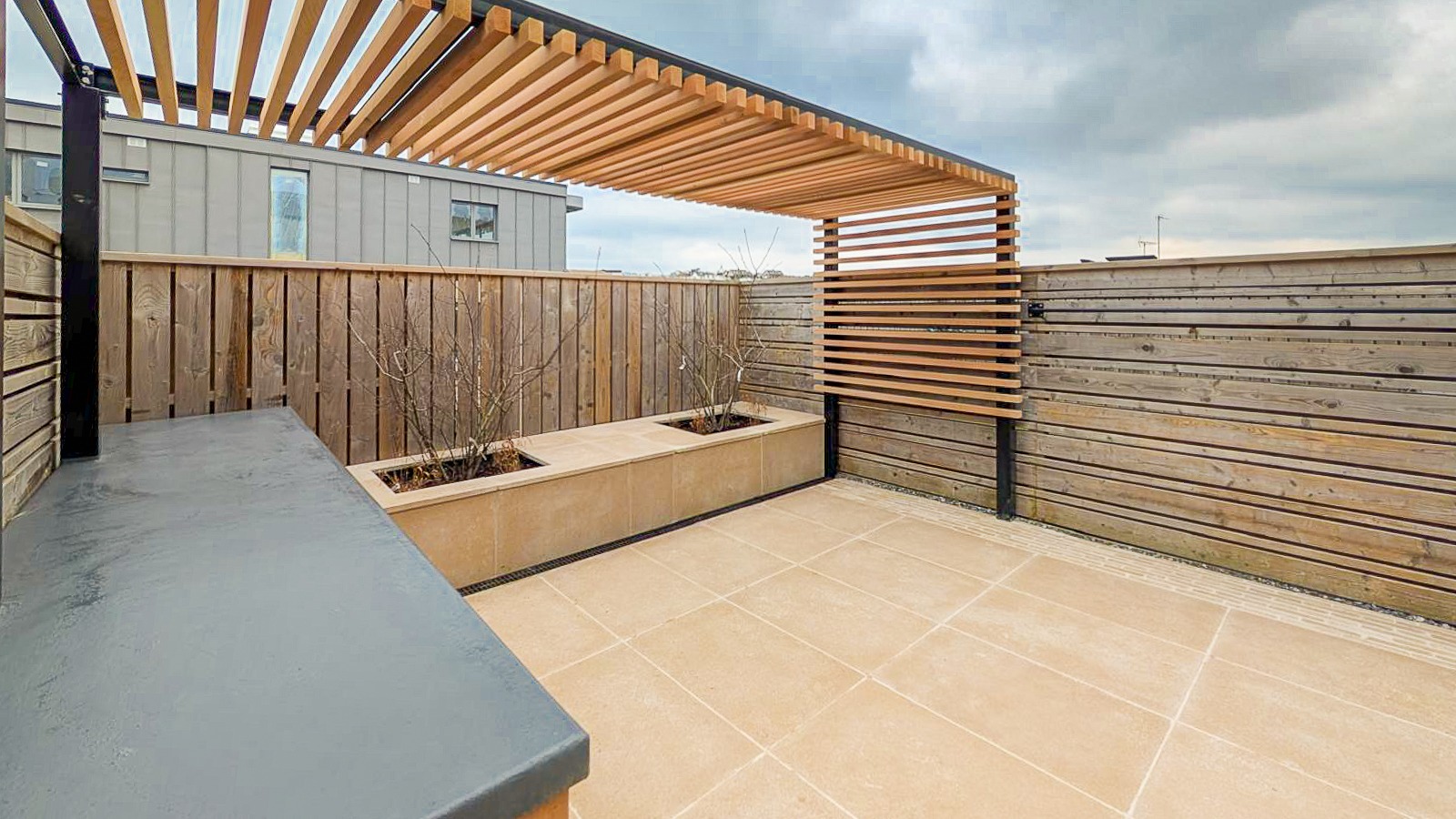 Millbrook Pearl Limestone in a garden