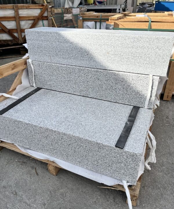 Sawn Silver Grey Granite Kerbs