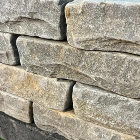 Natural stone walling