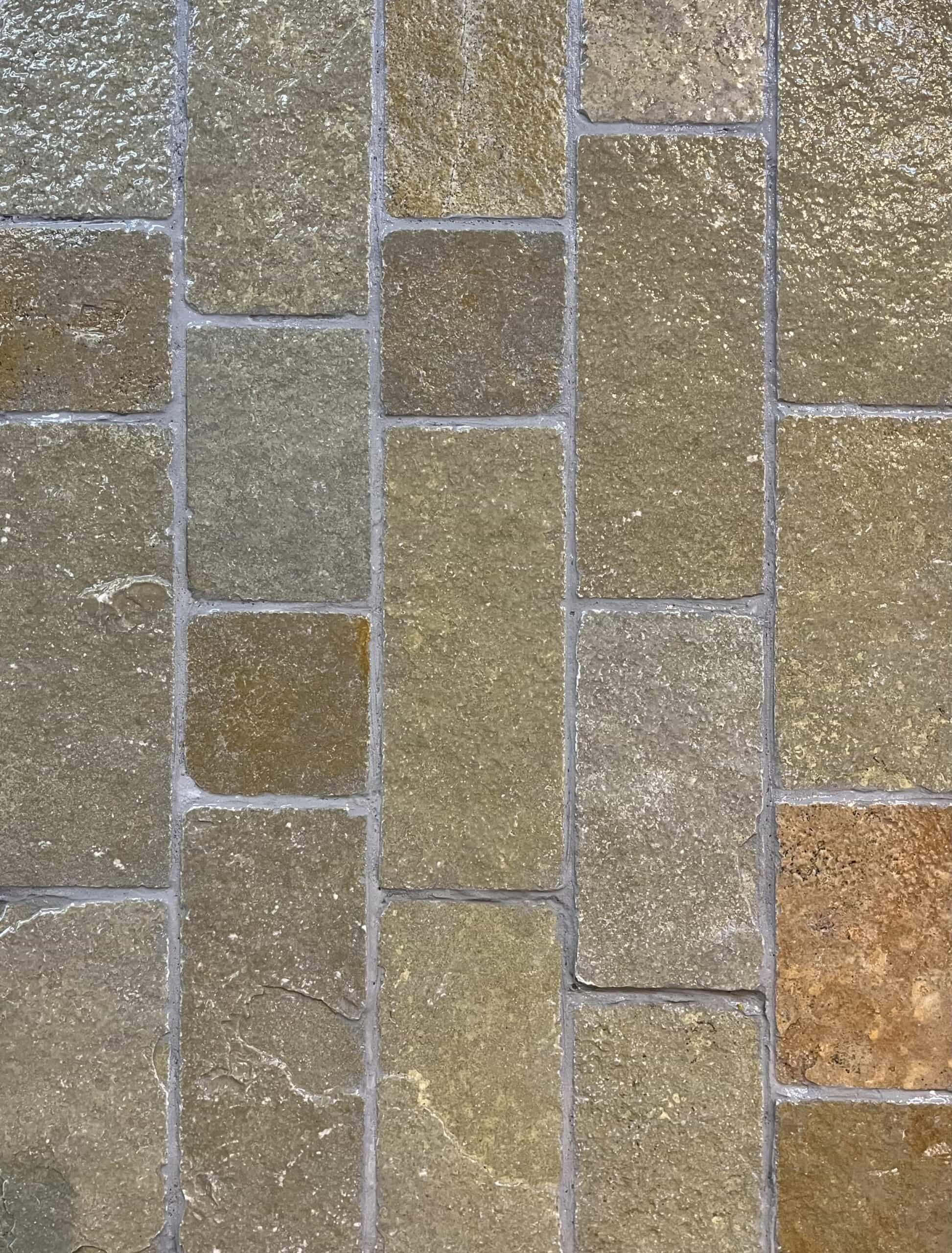 Antique Yellow Limestone Setts