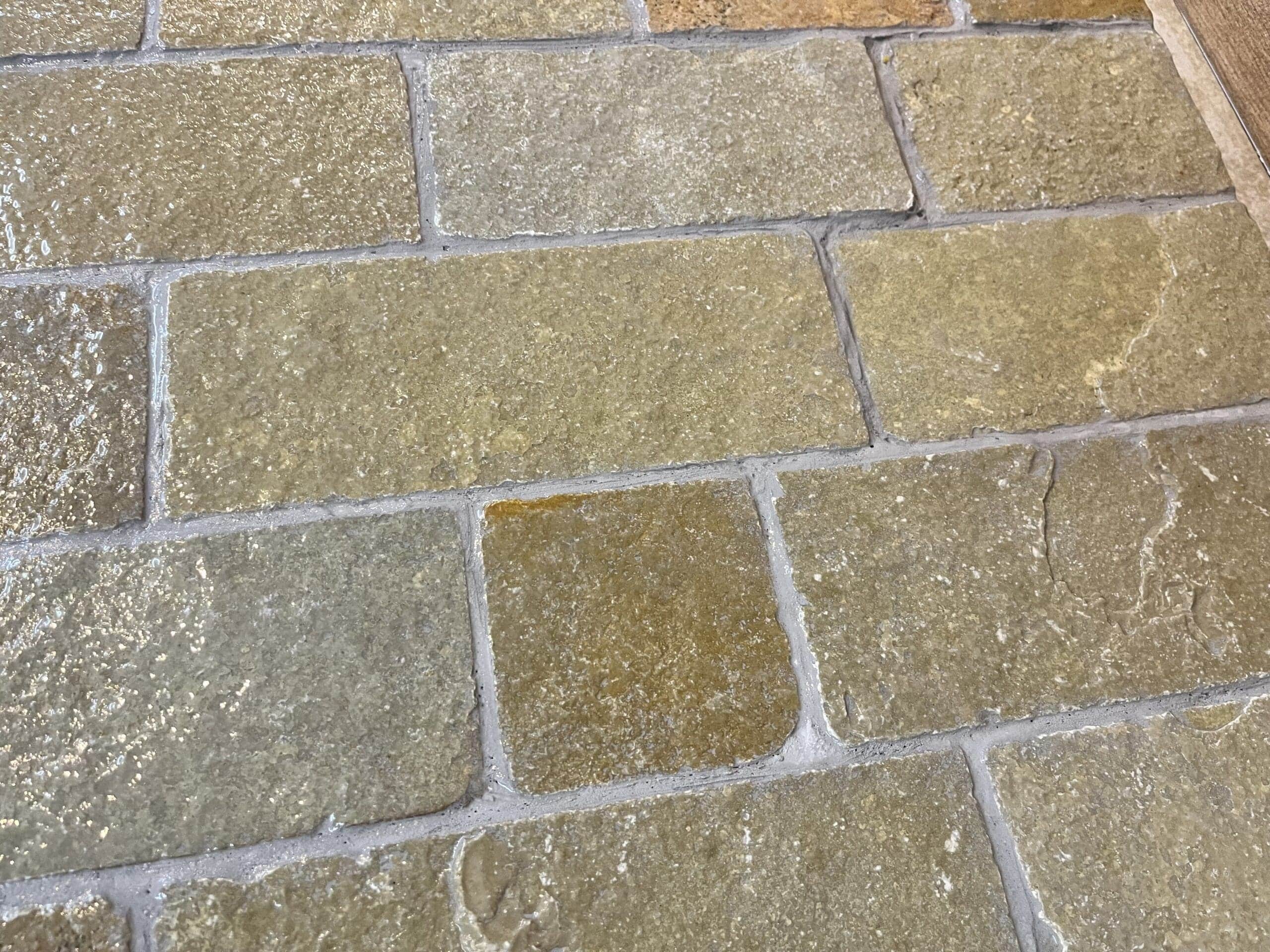 Antique Yellow Limestone Setts