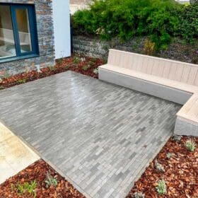 Sandstone Paving in a garden